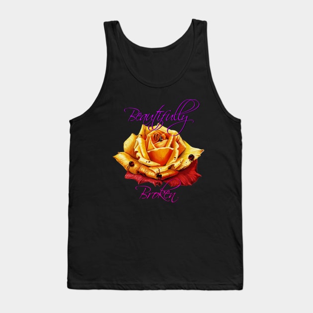 Beautifully Broken Tank Top by Tuesdaz